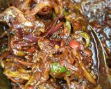 A picture of step 4 of Pepper chicken.