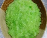 A picture of step 4 of Pandan Sticky Rice with Mango.