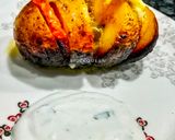 A picture of step 3 of Jacket Potatoes.