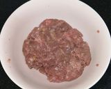 A picture of step 2 of No chemical PERFECT cheese stuff melt BURGERS (beef or pork or lamb or mix).