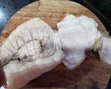 Hình bước làm 2 của món Bánh tráng cuốn thịt heo