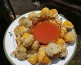 Foto langkah ke 5 dari resep Tahu Aci Mini Saus Asam Manis.