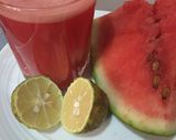 A picture of step 1 of Watermelon drink#Abuja.