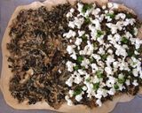 A picture of step 12 of Sauerkraut & Spinach Pizza.