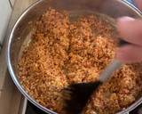 Foto del paso 11 de la receta: Arroz con rape y gambones, calabaza y espinacas