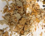 A picture of step 3 of Papad churi.