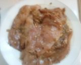Foto del paso 1 de la receta: Pechuga de pavo a la jardinera con reducción de vino
