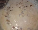 A picture of step 3 of Rabdi with chhena.