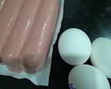 Foto del paso 1 de la receta: Huevo con salchichas