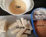 Foto langkah ke 1 dari resep Stik mozarella snack balita.