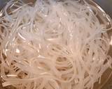 Phở khô xào cải đắng tàu hủ ki bước làm 1 hình