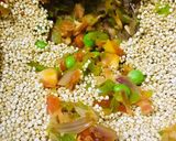 A picture of step 3 of Veg Quinoa Pulao.