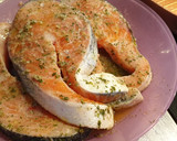 Foto del paso 1 de la receta: Salmón con capa dorada