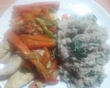 Foto del paso 5 de la receta: Pechuga con vegetales agridulce