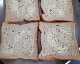 A picture of step 3 of Aloo toast sandwich.
