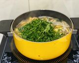 Hình bước làm 3 của món Canh Chuối Xanh Nấu Tôm Tươi