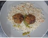 A picture of step 6 of Moti Pulao.