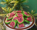 Foto langkah ke 12 dari resep 18.Watermelon cookies simple,irit #bikinramadanberkesan.