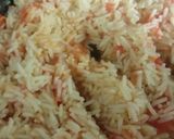 Foto del paso 4 de la receta Arroz salteado con tomates rosas y mejillones en salsa
