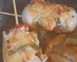 A picture of step 3 of Chicken satay with spicy garlic sauce.