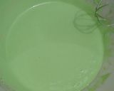 Foto langkah ke 4 dari resep Pandan Melaka Cheesecake Tanpa Terigu Part 1.