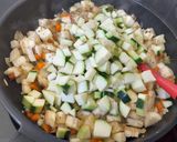 Foto del paso 3 de la receta Gratinado de garbanzos y verdura