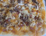 Foto del paso 11 de la receta: Pizza sin amasar de pollo🍗, carne, carnes frías y queso🧀🍕🥩