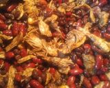 A picture of step 8 of Chicken, Beans and Corn.