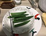 A picture of step 1 of Okra With Honey XO Soy Bean Paste /Tau Chew Sauce.