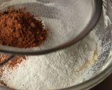 A picture of step 5 of Chocolate Pound Cake.