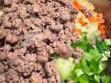 牛絞肉蔬食暖心湯 (聖誕義大利麵)