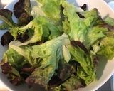 Une image de l'étape 2 de Feuille de chêne rouge à la pancetta corse grillée et roquefort.