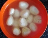 A picture of step 7 of Bengali Rasgulla.