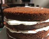 A picture of step 3 of Red velvet cake.