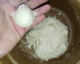 Foto langkah ke 4 dari resep Bakpao Panda isi Coklat.