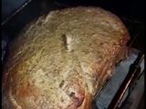 Carne de cerdo ahumada con madera de Nogal