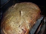 Carne de cerdo ahumada con madera de Nogal