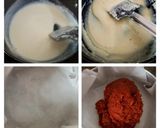 A picture of step 2 of Malai Carrot Burfi.
