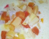 A picture of step 6 of Tropical Fruit Cake.
