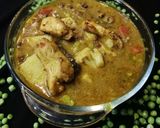 A picture of step 4 of Dhokray memon dish.