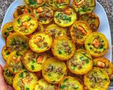 Hình bước làm 4 của món Bánh khọt tôm thịt