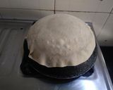 A picture of step 2 of Karari roti.