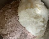 A picture of step 1 of Ragi Idli.