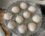A picture of step 12 of Chinese steamed vegetable buns.