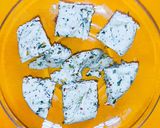 A picture of step 4 of Paneer with herbs.