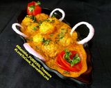 A picture of step 5 of Kashmiri Dum Aloo.