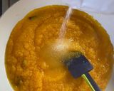 A picture of step 3 of Pumpkin Halwa #cookeverypart.