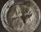 A picture of step 5 of Charcoal Focaccia with Herbes de Provence, Thyme, and Cherry Tomatoes.