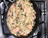 Foto del paso 5 de la receta: Pasta Alfredo con Camarones
