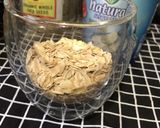 Gambar langkah 2 resipi Overnite Oat with Blueberry.